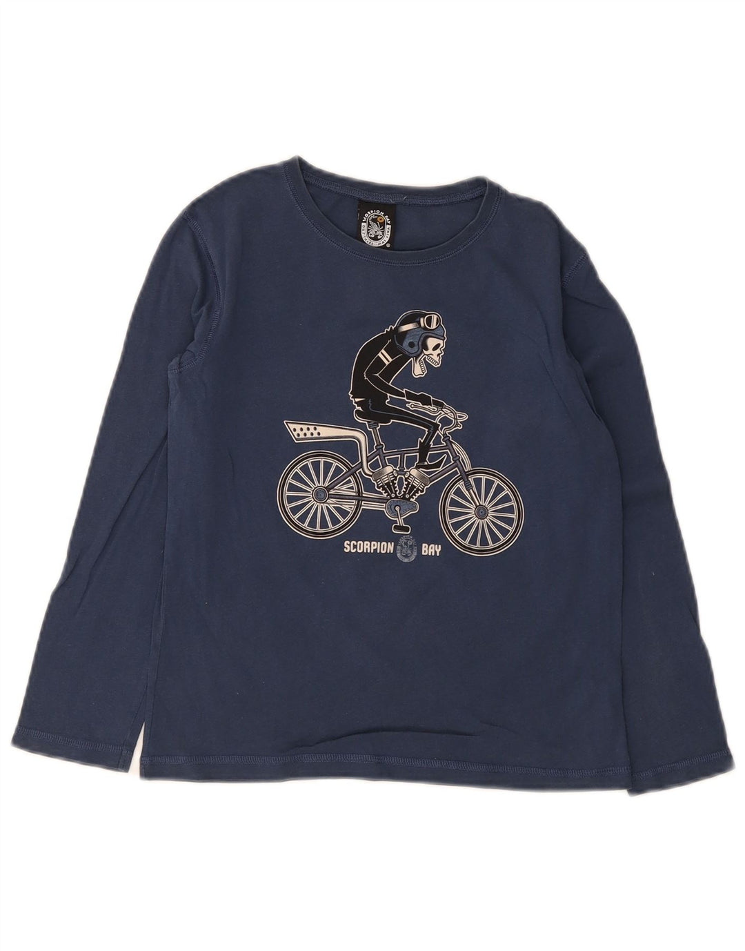 Scorpion Bay Boys Grafisk Top Langærmet 9-10 år Medium Navy Blue