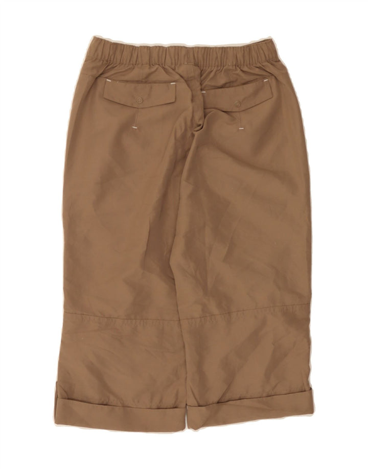PUMA Boys Straight Capri Trousers 9-10 Years W24 L15 Brown Polyester Vintage Puma and Second-Hand Puma from Messina Hembry 