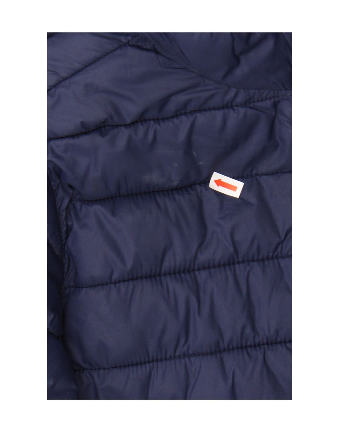 BENETTON Boys Hooded Padded Jacket 11-12 Years 2XL Navy Blue Polyamide Vintage Benetton and Second-Hand Benetton from Messina Hembry 