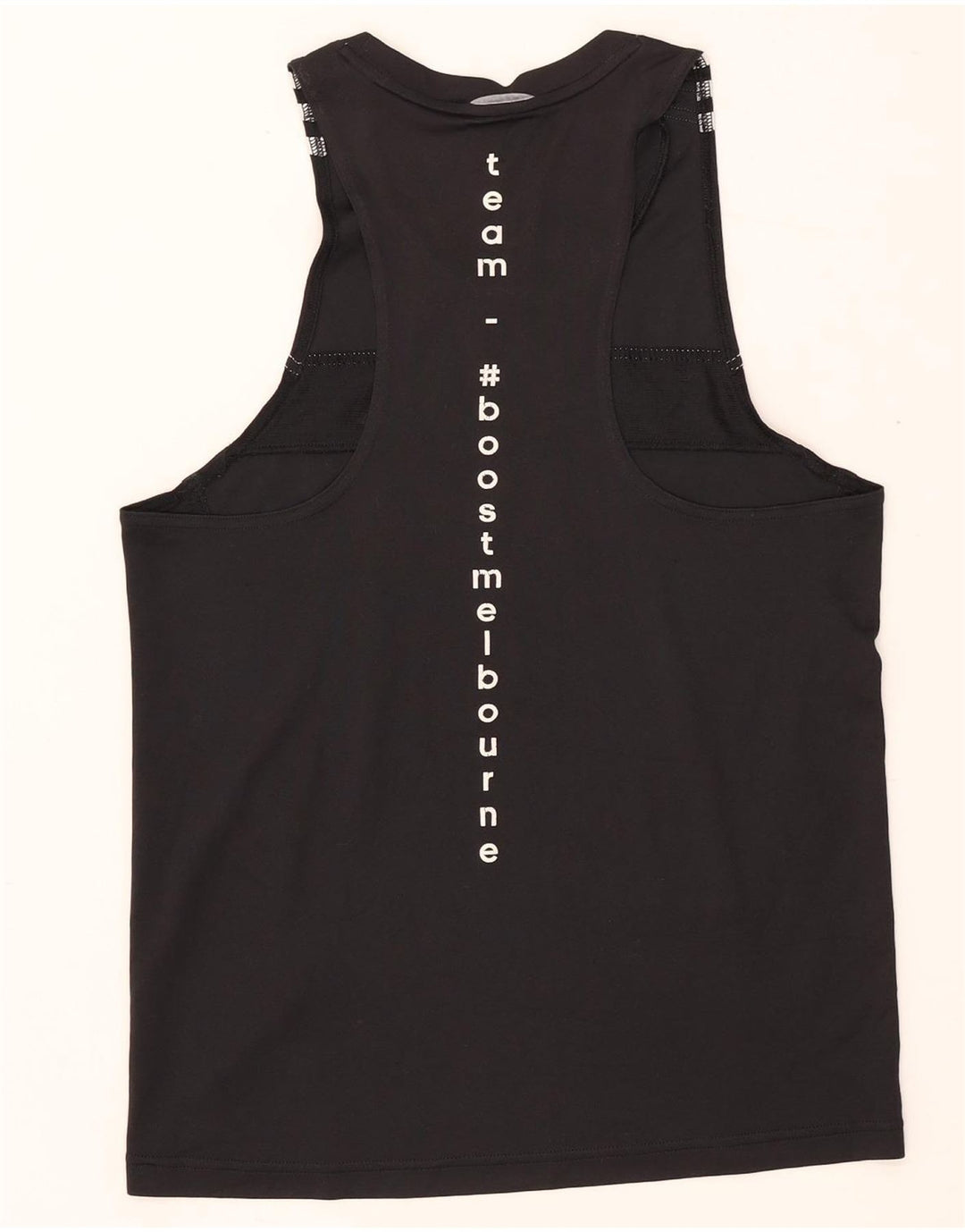 ADIDAS Mens Graphic Vest Top Small Black Polyester