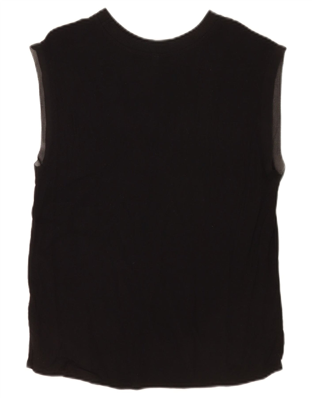 PEPE Jeans Womens Vest Top UK 10 Small Black Viscose