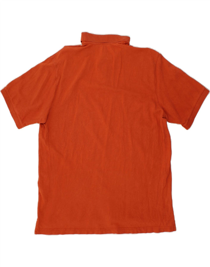 EDDIE BAUER Mens Tall Polo Shirt Large Orange Cotton Vintage Eddie Bauer and Second-Hand Eddie Bauer from Messina Hembry 