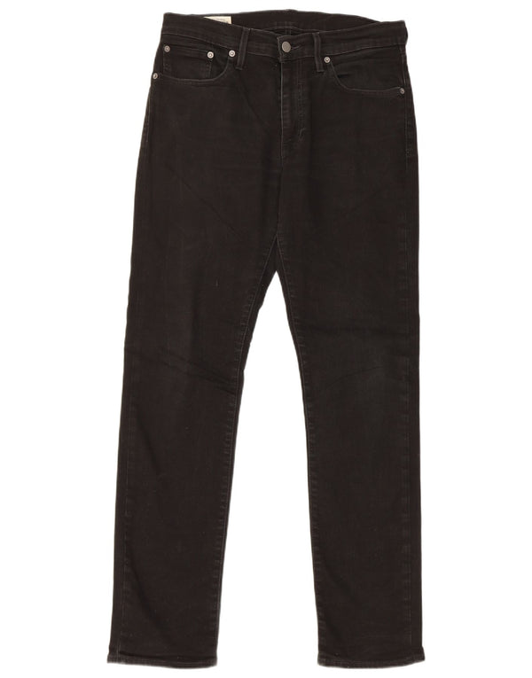 Levi's Mens 511 Slim Jeans W31 L32 Black Cotton