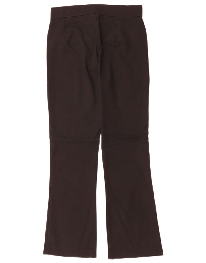 Zara Womens Bootcut Casual Trousers Small W26 L26 Black