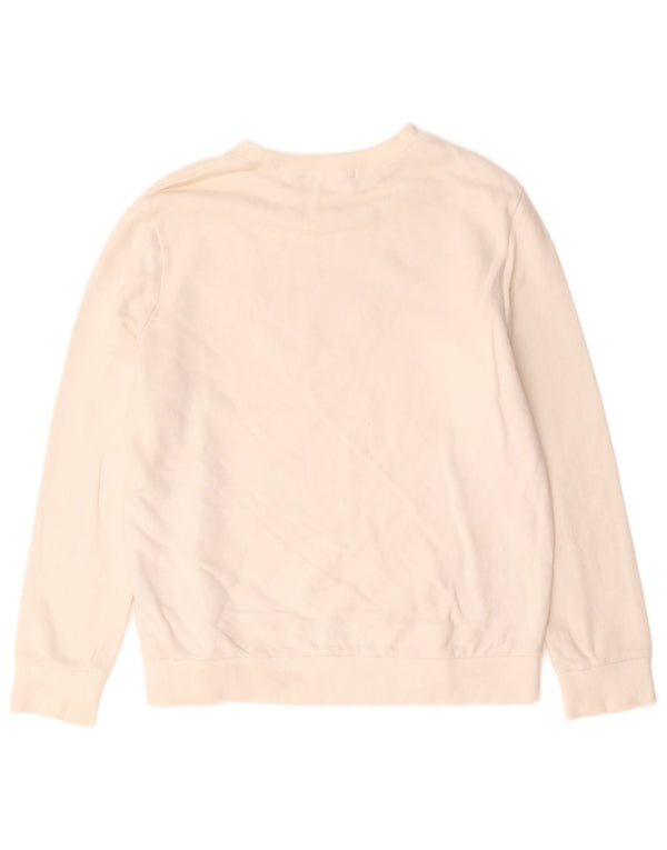 Guess Grafik-Sweatshirt für Damen, UK 14, mittelgrau, aus Baumwolle