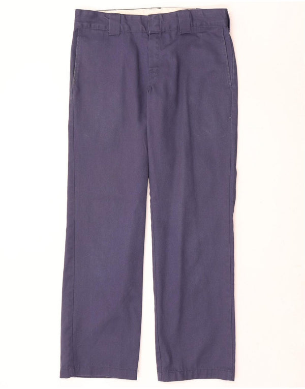 Dickies Herre Slim Straight Chino Bukser W32 L32 Marineblå Polyester