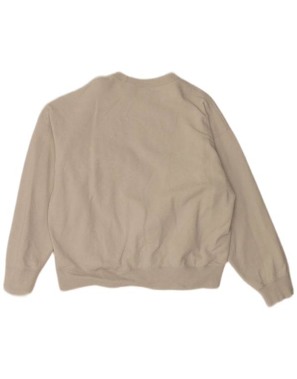Felpa da uomo Nike Maglione grande in cotone beige