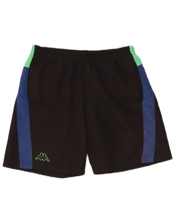Kappa Mens Swimming Shorts Medium Black Colourblock Polyester