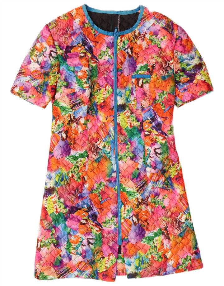 Vintage Womens Robe Dress UK 14 Medium Multicoloured Floral