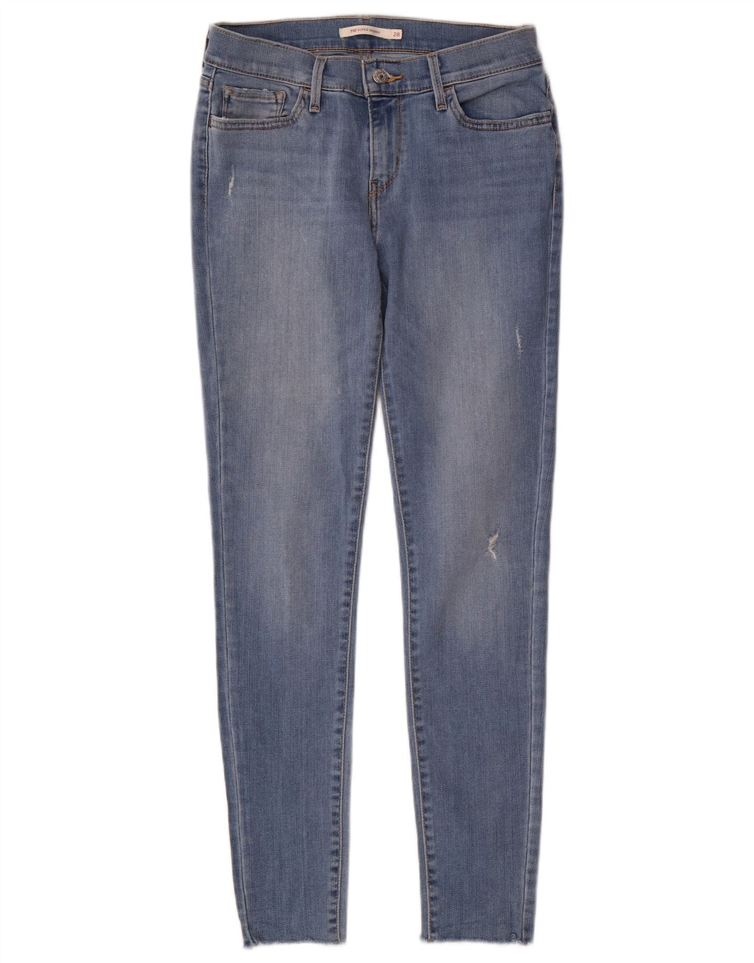 Levi's Womens 710 Super Skinny Jeans W28 L28 Blue