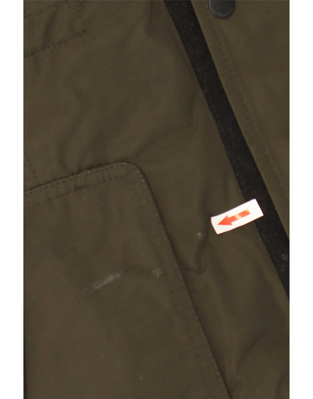 Guess Mens Military Hooded Parka Jacket UK 40 Large Khaki Polyester