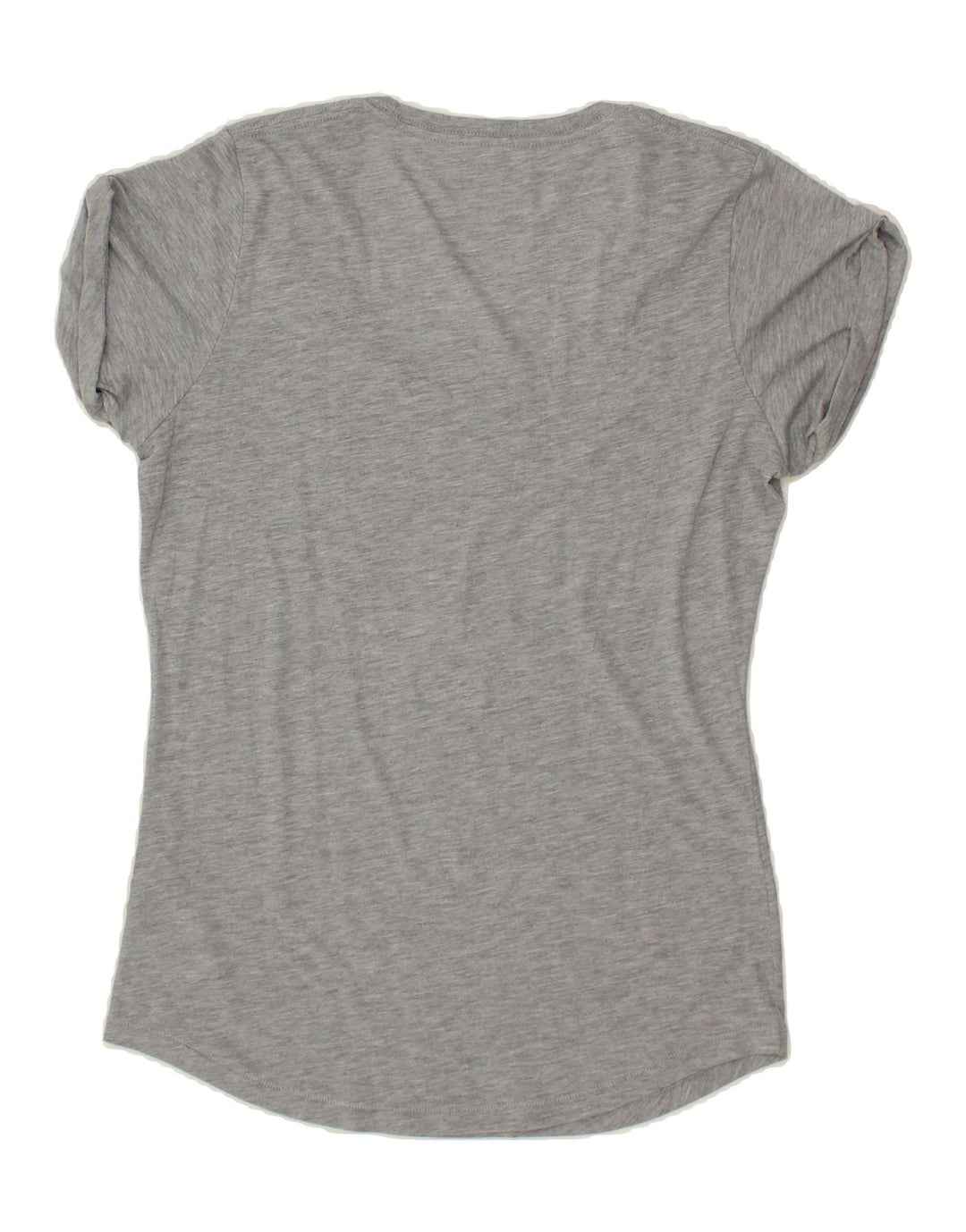 NIKE Womens Athletic Cut Oversized Graphic T-Shirt Top UK 10 Small Grey Vintage Nike and Second-Hand Nike from Messina Hembry 
