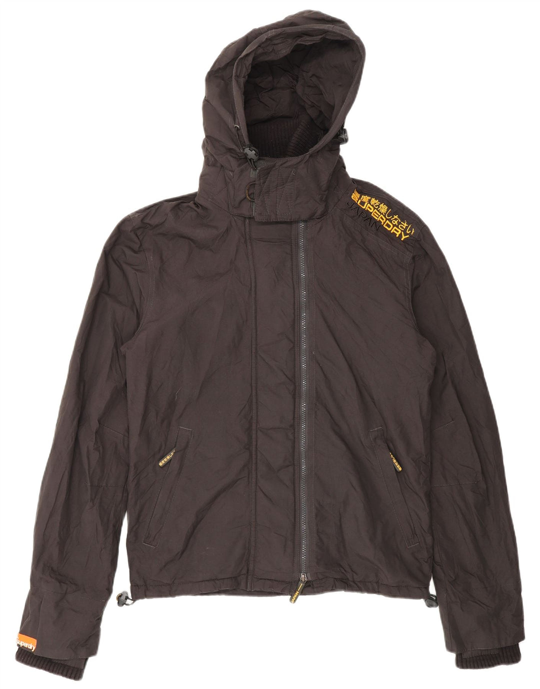 Superdry Herren Windcheater Graphic Windjacke UK 36 Small Schwarz