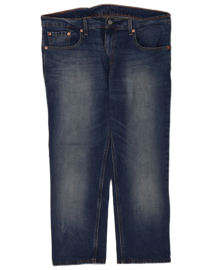 Levi's Mens Cropped Jeans W36 L24 Blue Cotton