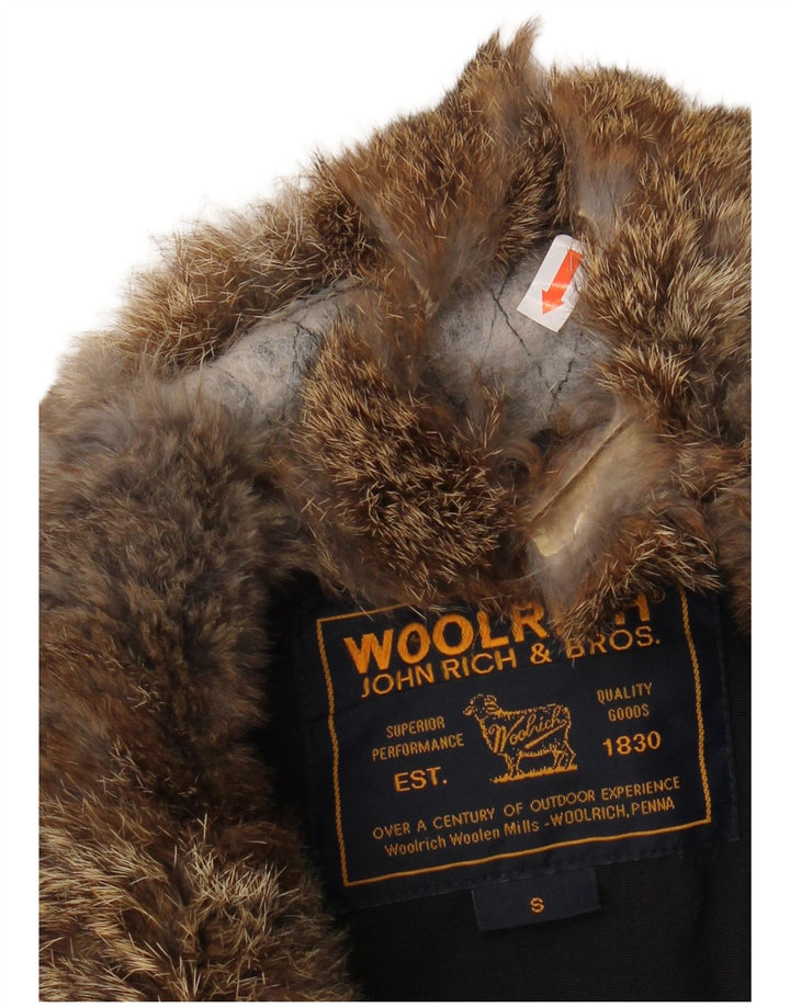WOOLRICH Womens Padded Jacket UK 10 Small Navy Blue