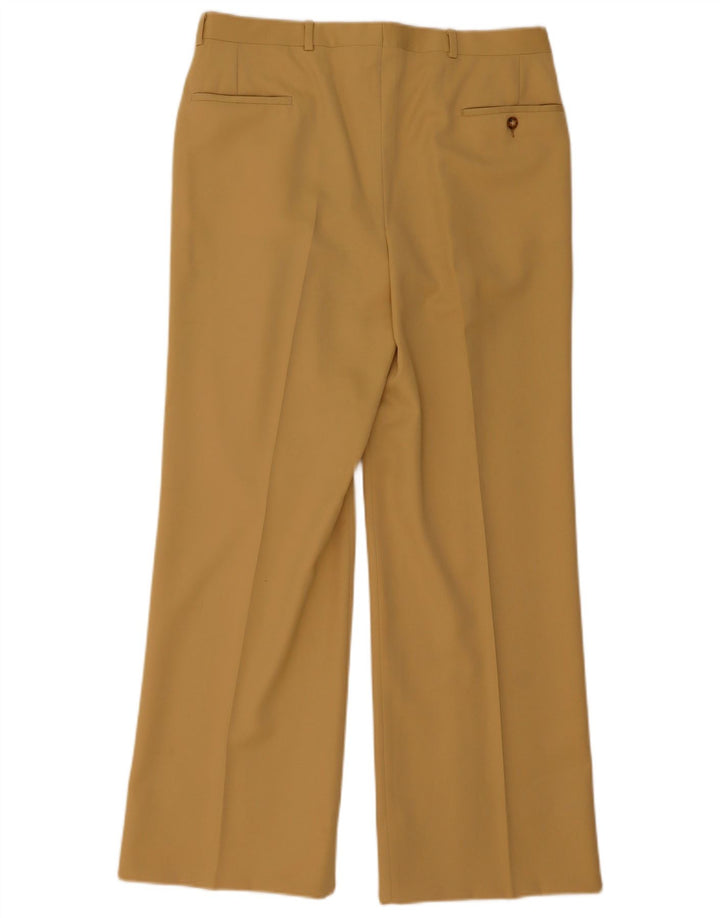 Vintage herre dobbeltradet 2-delt jakkesæt Medium W34 L31 Beige