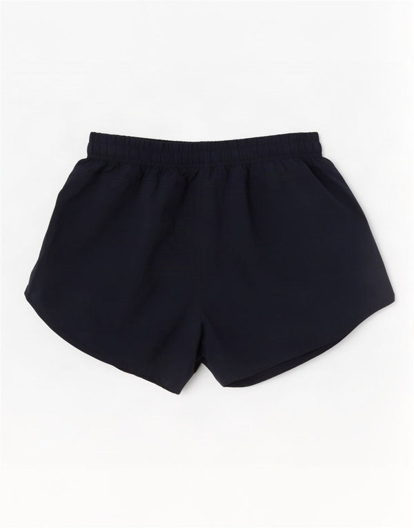 Nike Dame Dri Fit sportsshorts UK 6 XS Navy Blue Polyester