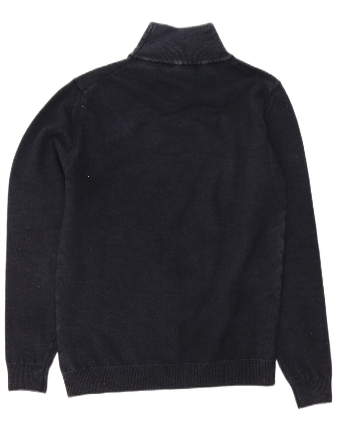 Jacob Cohen Mens Turtle Neck Jumper Sweater Medium Navy Blue Wool