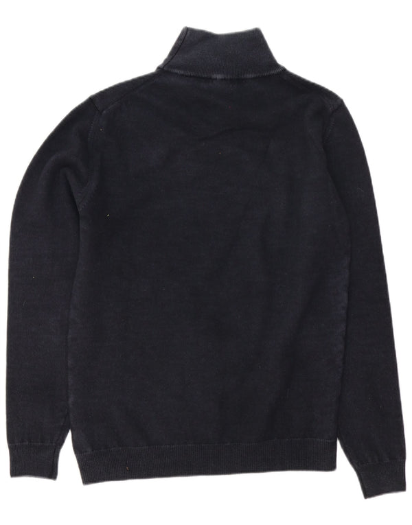 Jacob Cohen Herre Turtle Neck Jumper Sweater Medium Marineblå Uld
