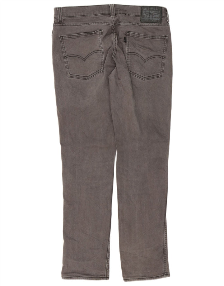 Calça Jeans Levis 511 Slim Masculina W34 L32 Cinza Algodão