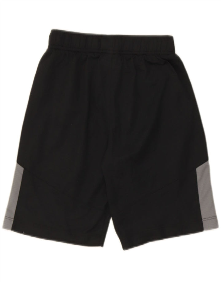 Nike Boys Dri Fit Sport Shorts 8-9 Years Small Black Colourblock Polyester