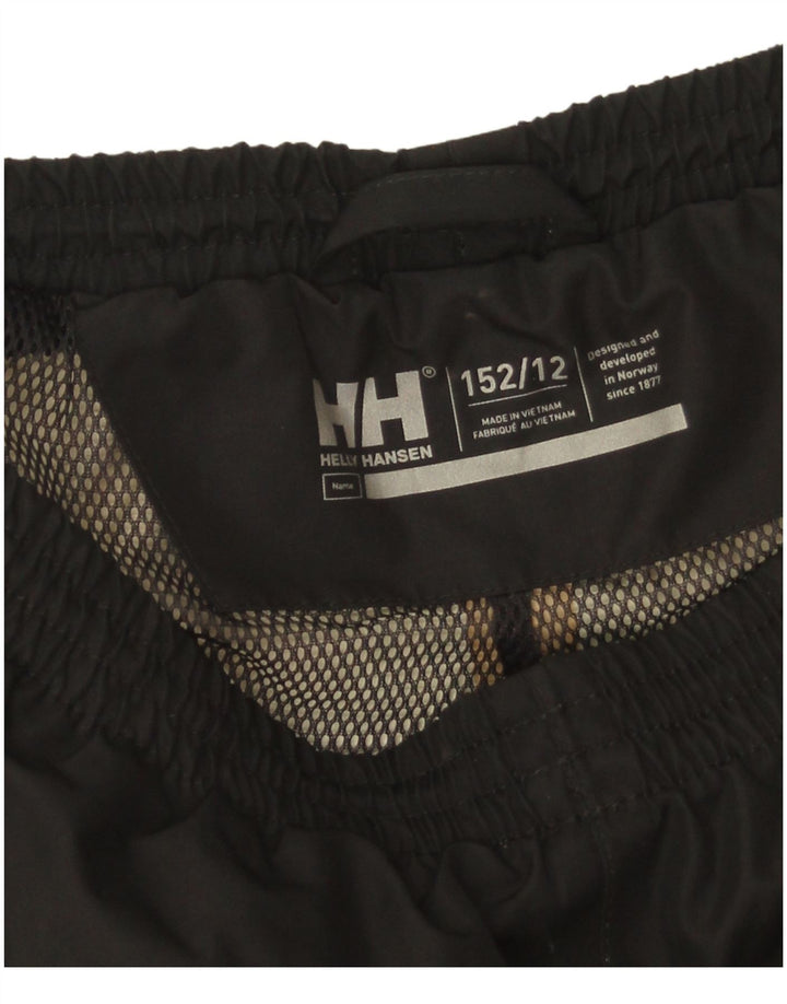 Helly Hansen Boys Windbreaker Bukser 11-12 År Sort Polyester