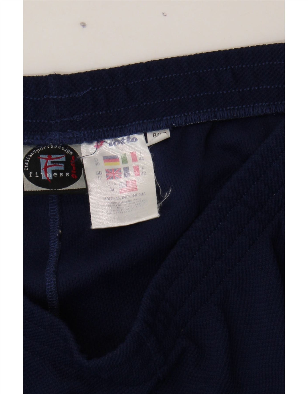 LOTTO Womens Tracksuit Trousers UK 12 Medium Blue Polyester Vintage Lotto and Second-Hand Lotto from Messina Hembry 