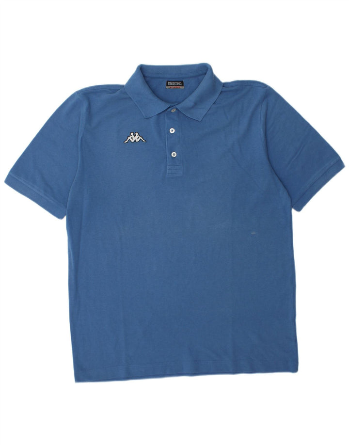 KAPPA Mens Polo Shirt XL Blue Cotton