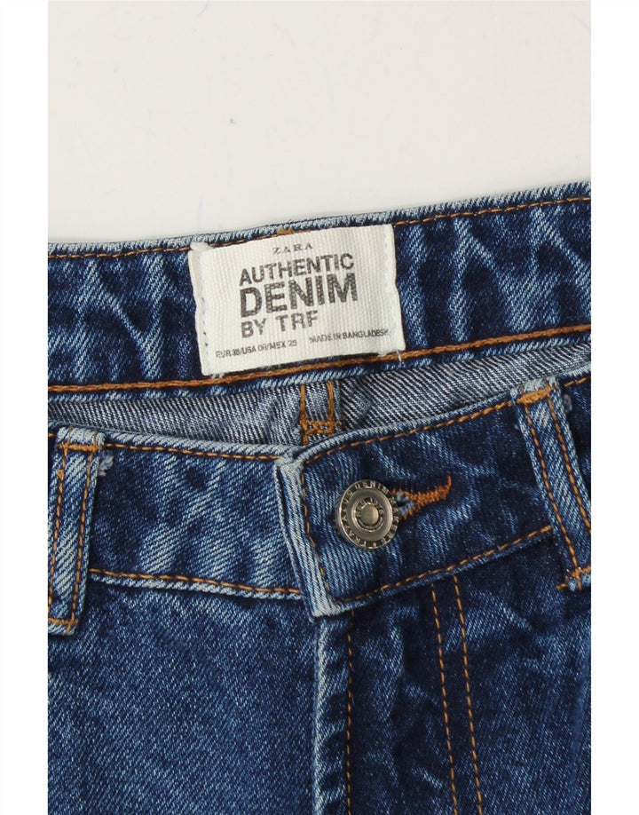 ZARA Womens Tapered Jeans EU 38 Small W28 L27 Blue Vintage Zara and Second-Hand Zara from Messina Hembry 