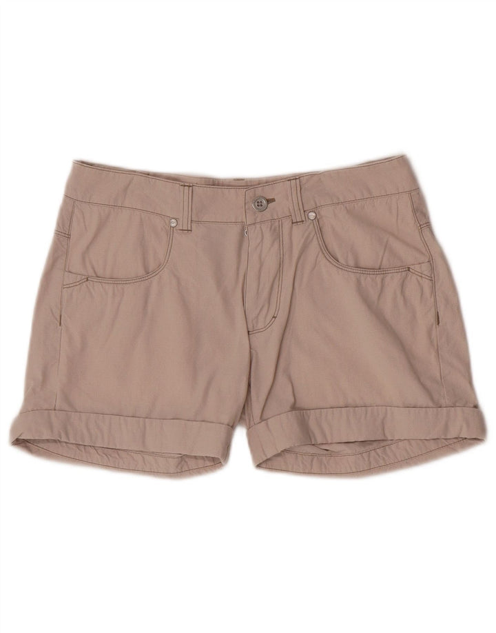 Champion Womens Casual Shorts Small W28 Beige Houndstooth