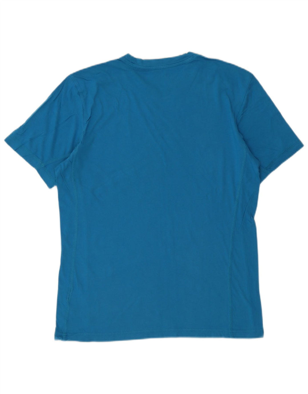 Reebok Mens Graphic T-Shirt Top Medium Blue Cotton
