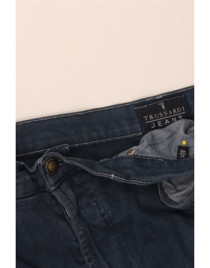 Trussardi Womens Tapered Jeans IT 46 Large W32 L28 Blue