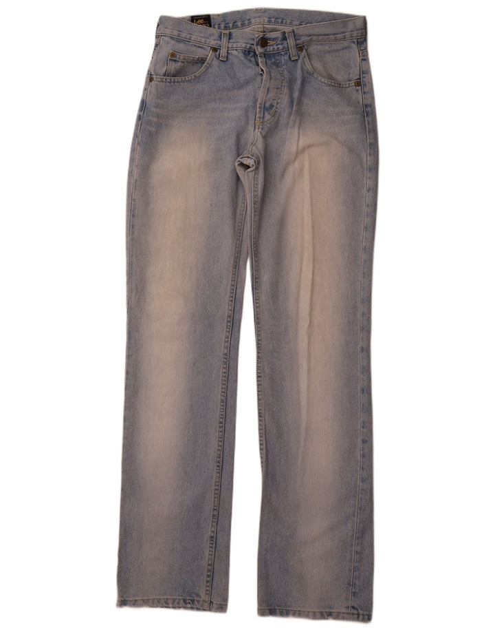 LEE Mens Seattle Straight Jeans W31 L34 Blue Cotton