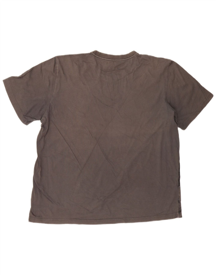 ADIDAS Mens Abstract Pattern T-Shirt Top XL Grey