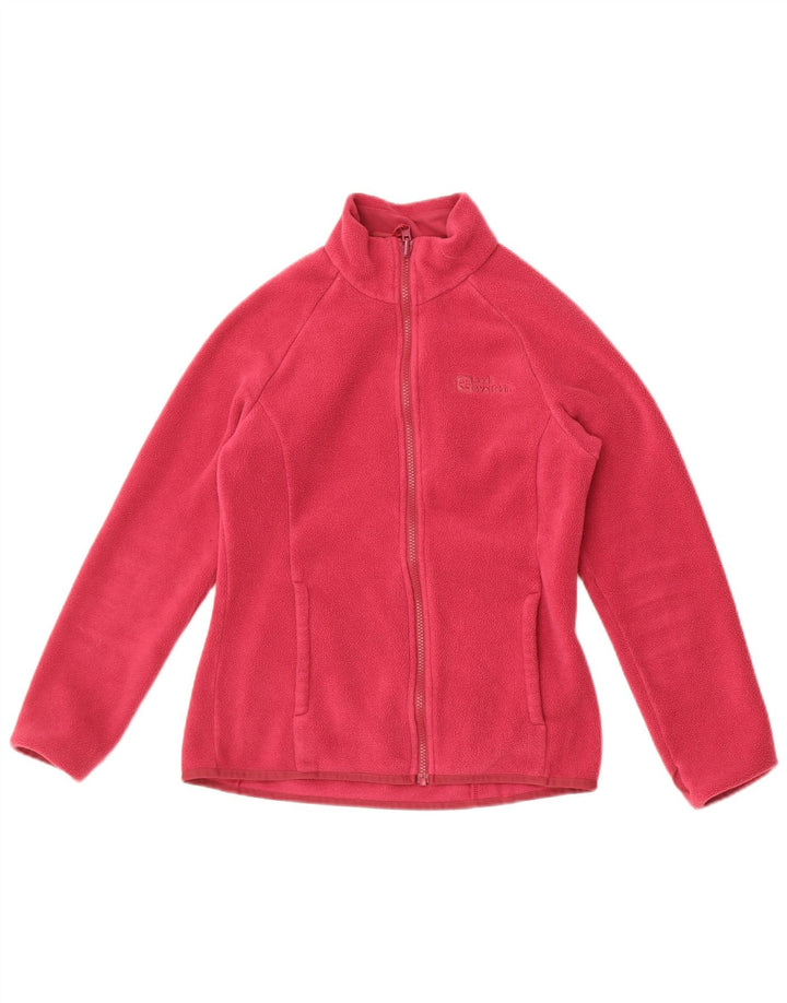Jack Wolfskin Damen Liner Fleecejacke UK 10 Small Rosa Polyester