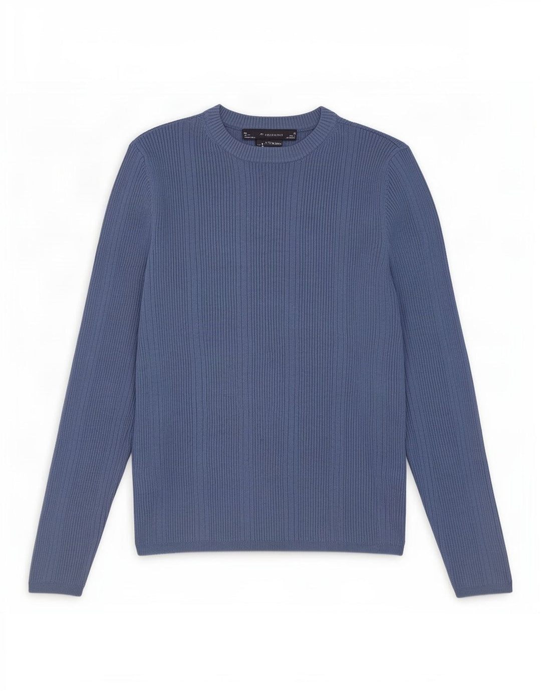 Marks & Spencer Damen-Pullover mit Rundhalsausschnitt, UK 12, mittelblaue Viskose