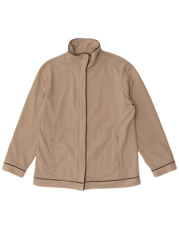 Giacca da ginnastica oversize da donna Lotto UK 10 piccola Beige