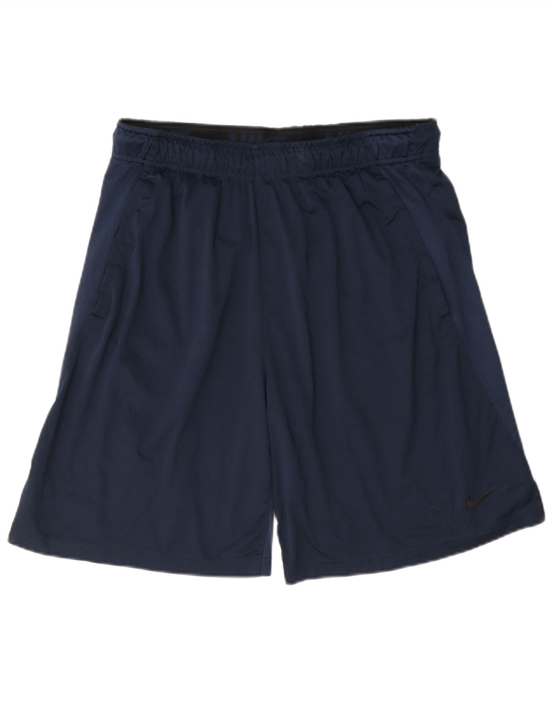 Nike Herre Dri Fit sportsshorts store marineblå polyester