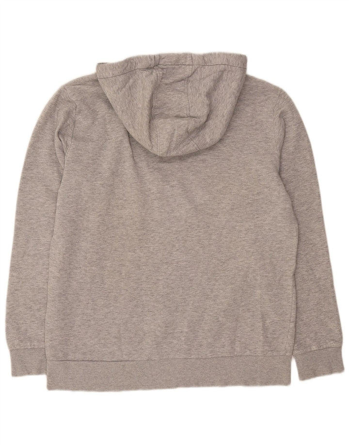 KAPPA Mens Graphic Hoodie Jumper Large Grey