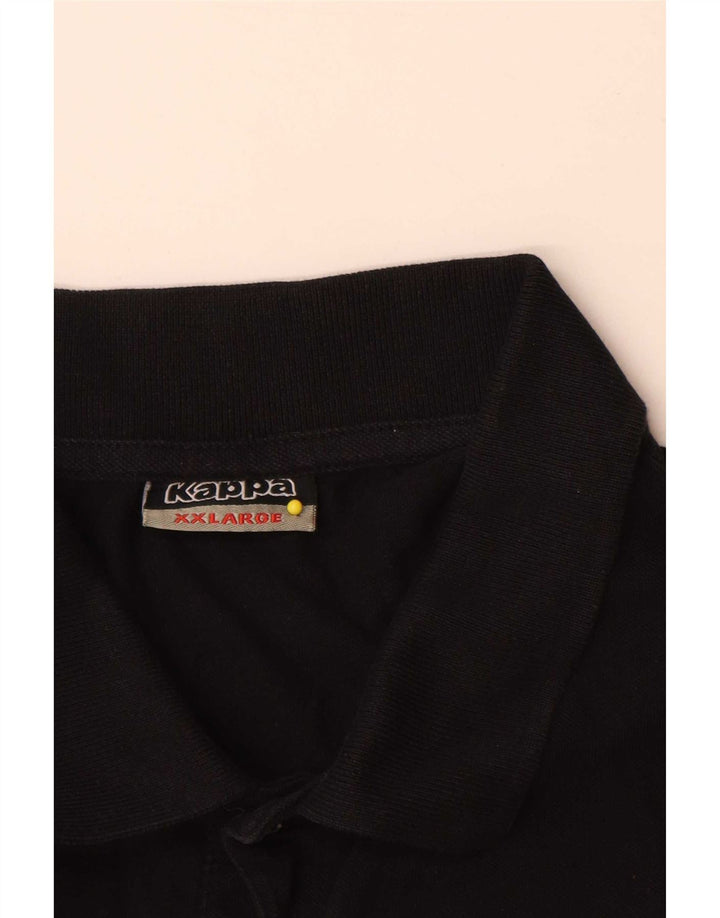 Polo Kappa Uomo 2XL Cotone Nero