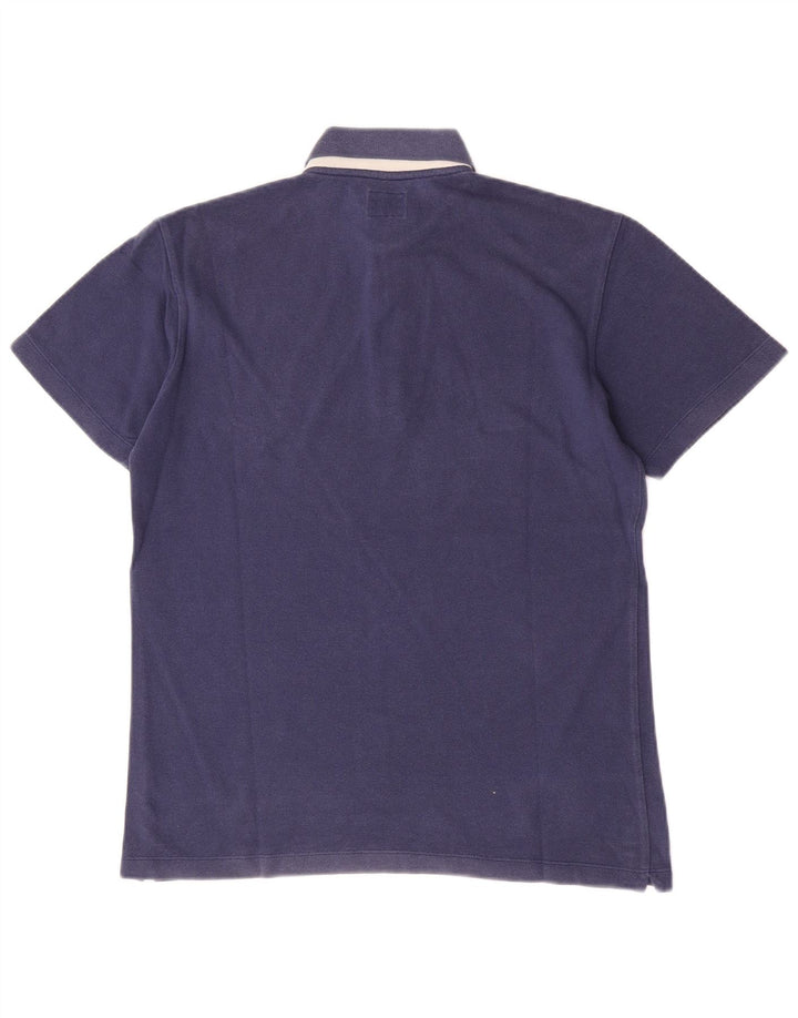 Fay Mens Polo Shirt Small Navy Blue Cotton