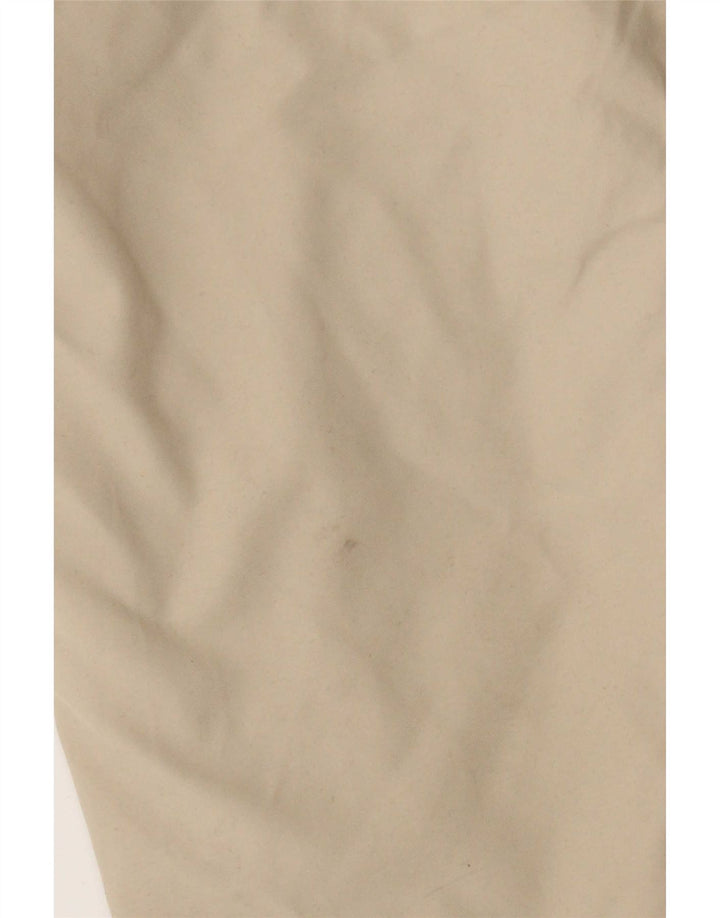 Ellesse Womens Hooded Oversized Anorak Jacket UK 10 Small Beige Polyester