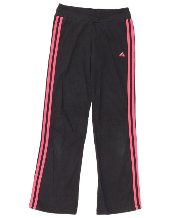 Adidas Pantalon de Survêtement Fille Joggers 11-12 ans Noir Coton