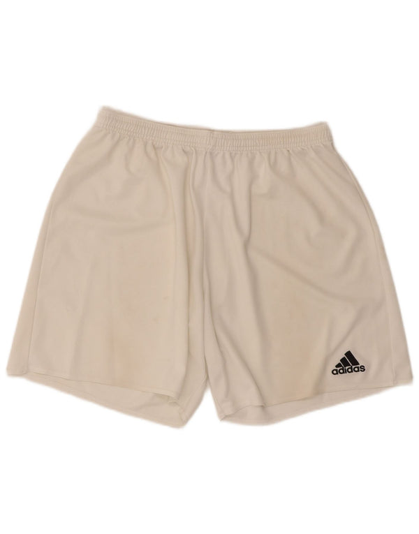 Adidas Mens Climalite sport rövidnadrág XL fehér poliészter