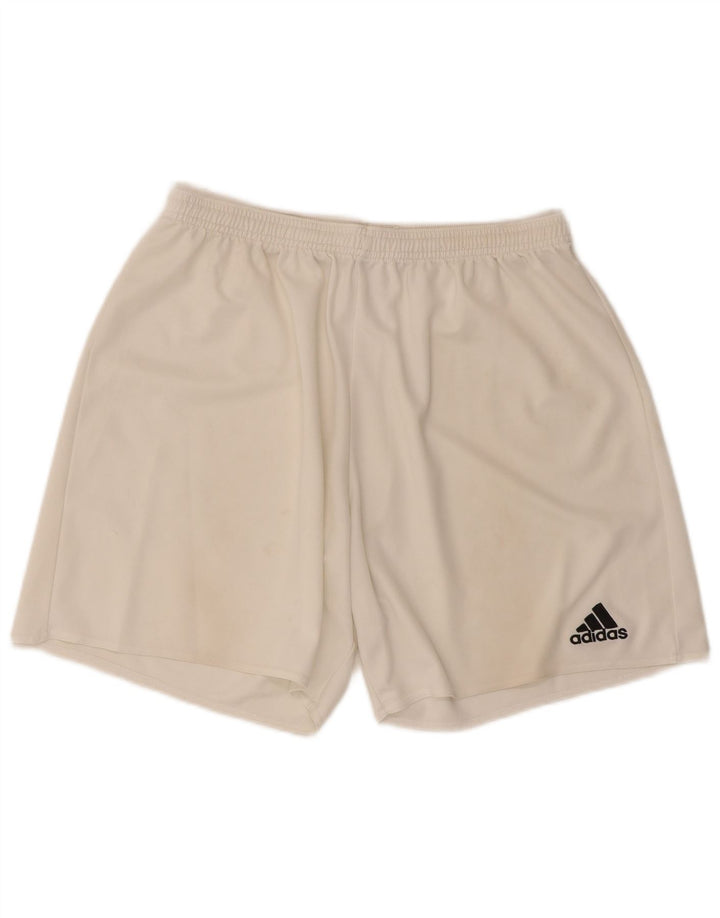 Adidas Mens Climalite Sport Shorts XL White Polyester
