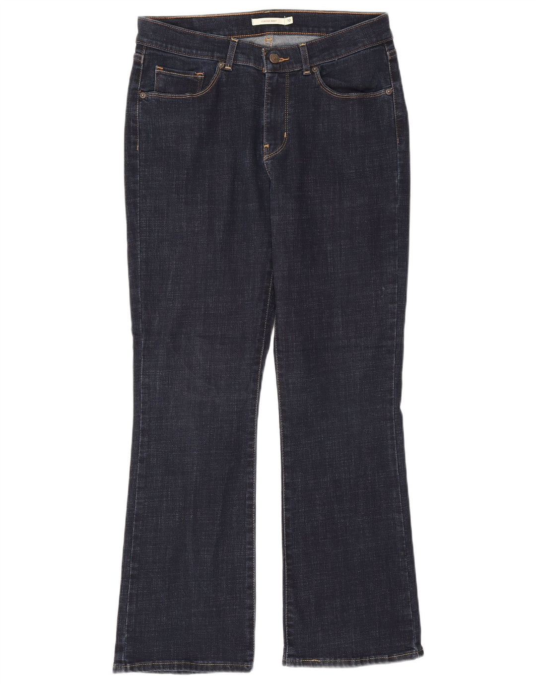 LEVI'S Womens Classic Bootcut Jeans US 10 Large W30 L30 Navy Blue Cotton