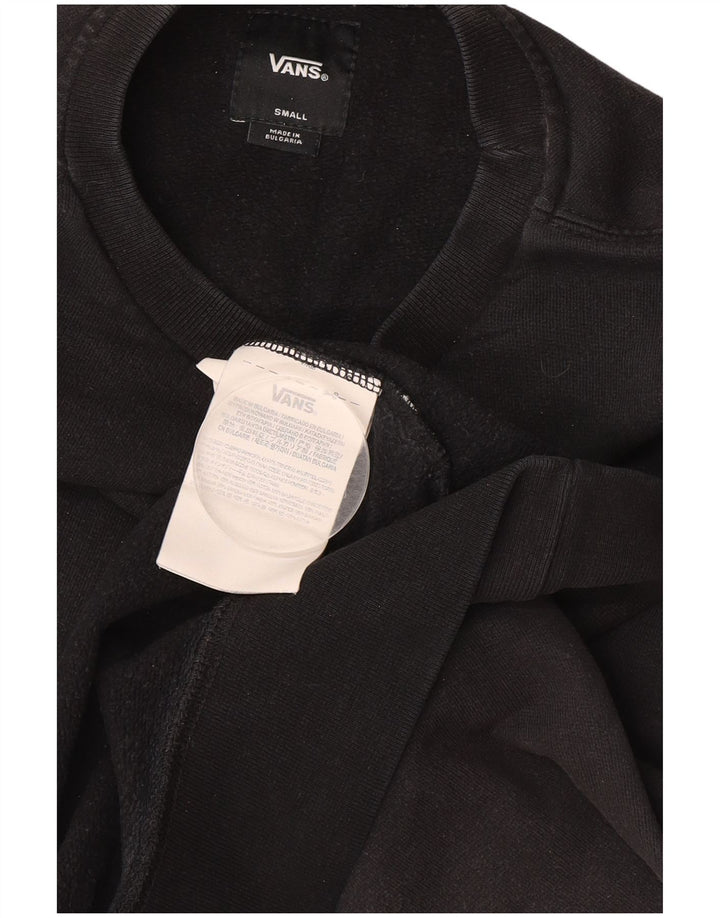 VANS Grafisk sweatshirt til mænd, lille sort bomuld