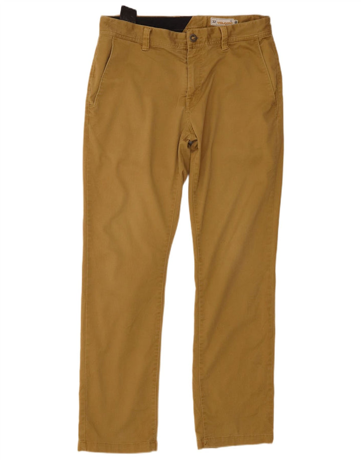 Volcom Pantalon Chino Homme W32 L31 Marron Coton