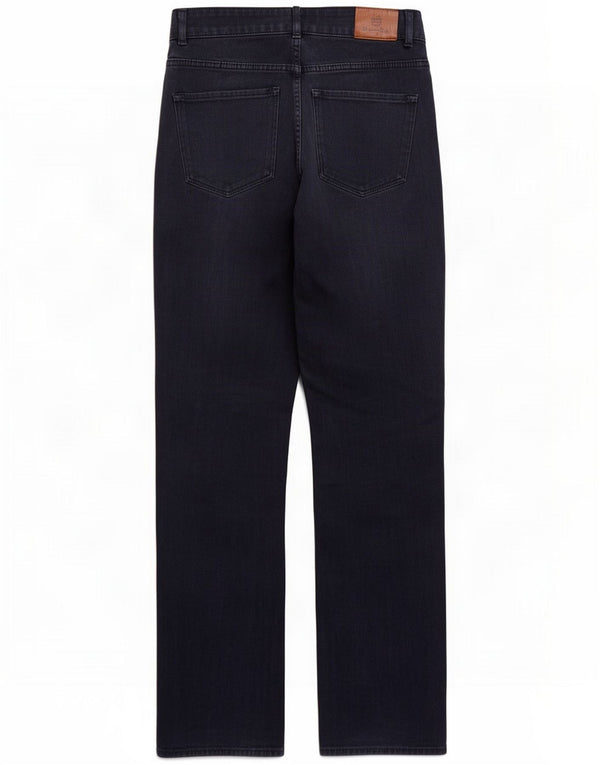 Massimo Dutti Jeans rectos para mujer EU 38 Small W28 L33 Azul marino