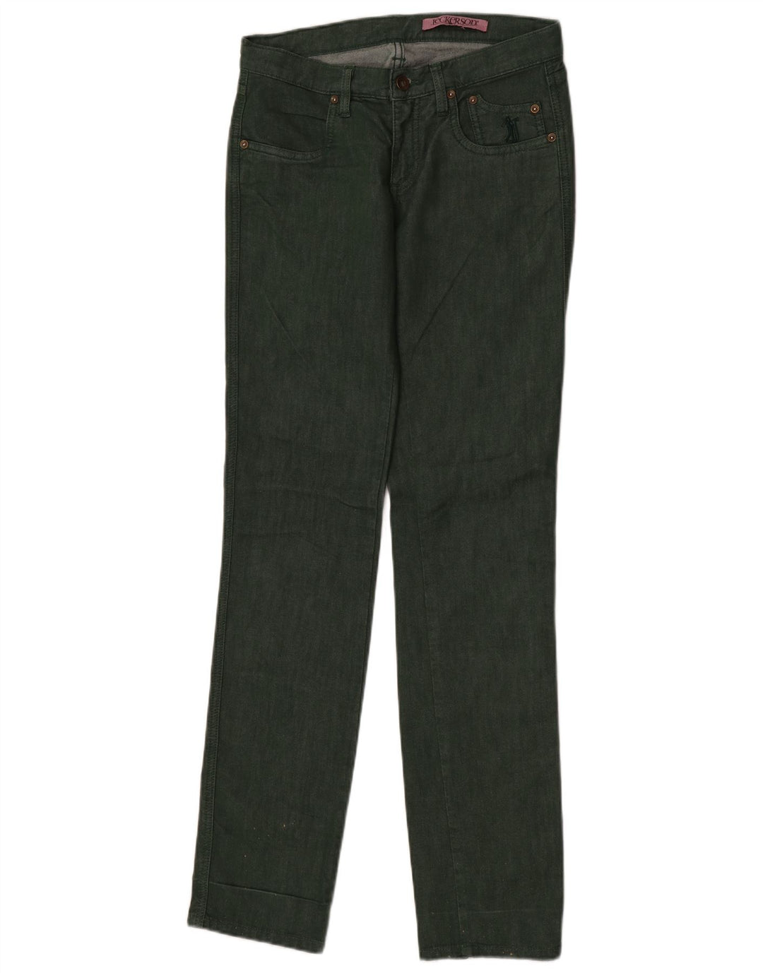 Jeckerson Womens Slim Jeans W28 L34 Green